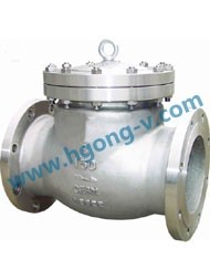 API stainless steel flange swing check valve